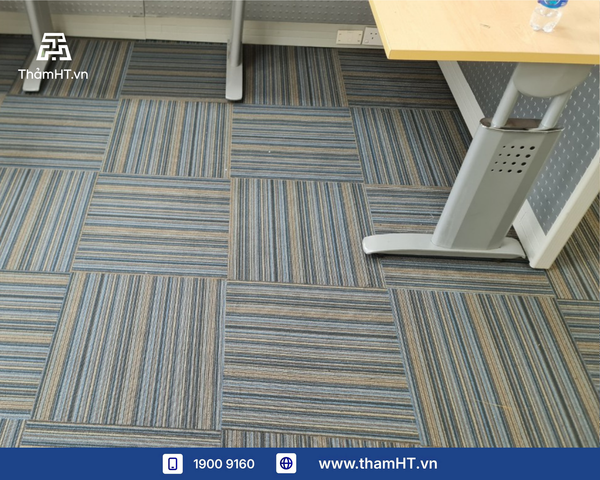 Thảm trải sàn văn phòng Quận 8 - Thảm Buffer 03 xanh dương - Làm mới không gian làm việc