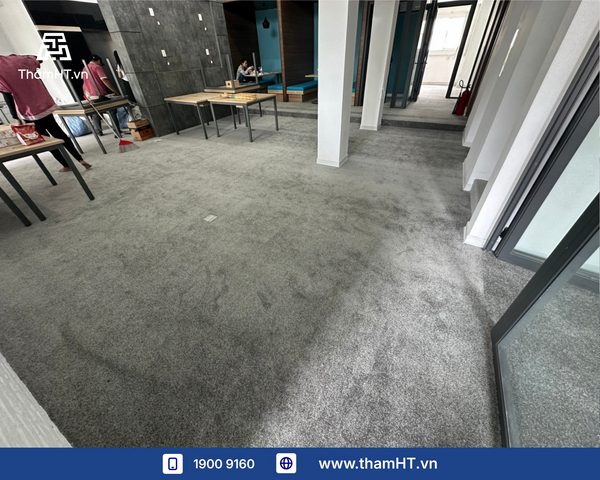 Thảm trải sàn văn phòng Quận 1 - Thảm G10 - 18 xám - Yêu thích không gian sắc xám trung tính