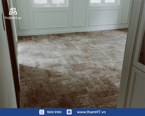 Thảm sàn văn phòng diện tích 100m2 - Thảm BASIC 21- 02 Kem - Cải thiện văn phòng pha chút cổ điển