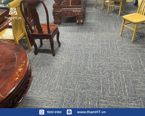Thảm trải sàn Phòng giám đốc - Thảm SUN 09 Xám - Khẳng định vị thế người dẫn đầu
