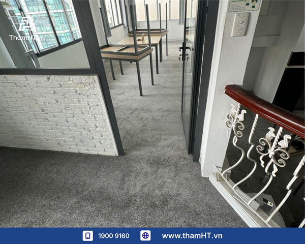 Thảm trải sàn văn phòng Quận 1 - Thảm G10 - 18 xám - Yêu thích không gian sắc xám trung tính
