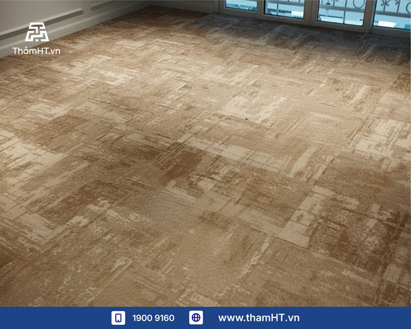 Thảm sàn văn phòng diện tích 100m2 - Thảm BASIC 21- 02 Kem - Cải thiện văn phòng pha chút cổ điển