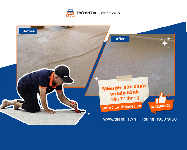 Cách xử lý thảm trải sàn bị phồng (Hiệu quả & dễ áp dụng)