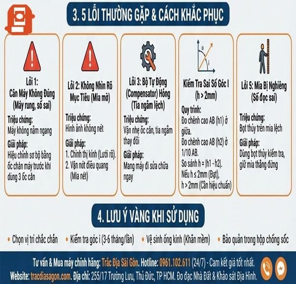 các lỗi thường gặp