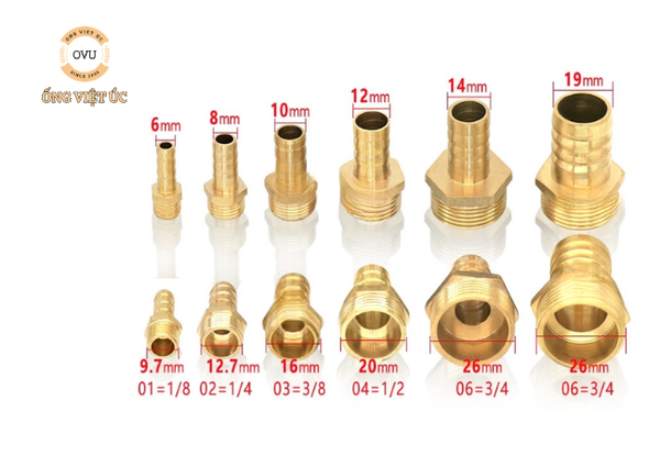 Đầu nối đuôi chuột inox vs nhựa