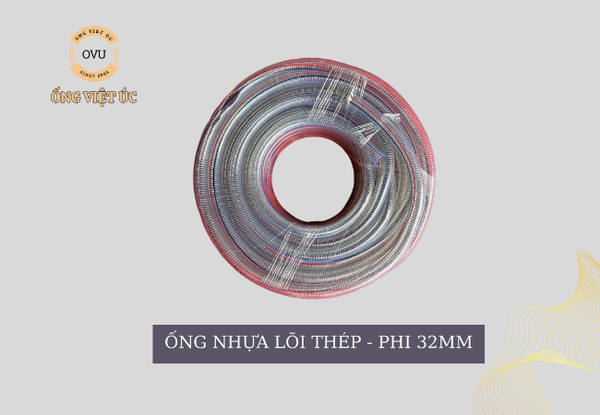 Nên dùng ống nhựa mềm lõi thép phi 27mm hay 32mm cho hệ thống cấp nước
