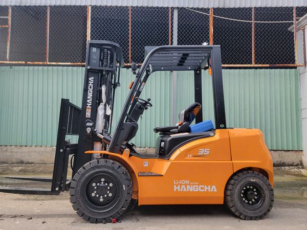 Xe nâng điện 3.5 tấn chạy Pin Lithium tân tiến HANGCHA