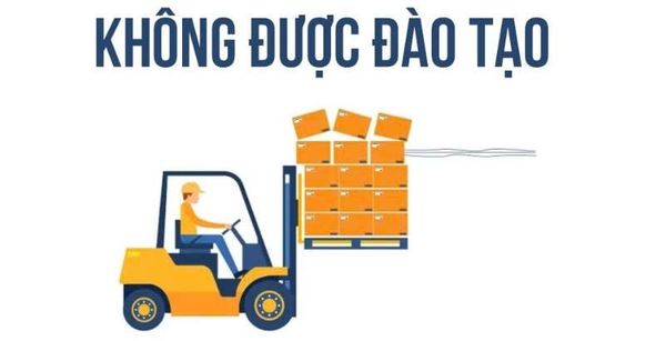 người lái xe không được đào tạo