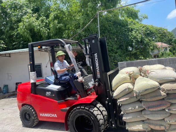 xe nâng dầu 3 tấp lốp kép