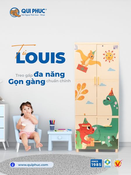 Tủ nhựa Louis Qui Phúc