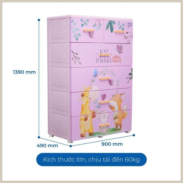 Tủ nhựa Deli Max Qui Phúc