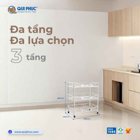 Kệ ống inox Win Qui Phúc
