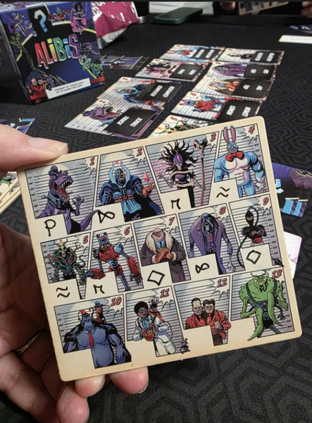 Review Board Game Alibis - Trò chơi suy luận nối chữ