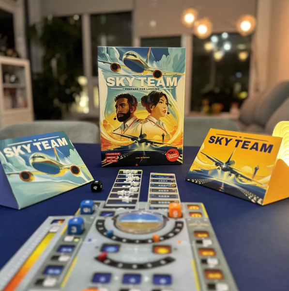 Sky Team board game hợp tác phi công cho cặp đôi