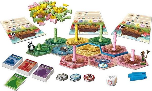 Hộp game Takenoko New Eco hình gấu trúc dễ thương làm quà tặng giáng sinh cho bạn gái