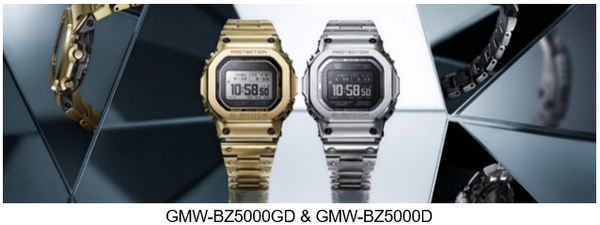 Casio ra mắt G-SHOCK full kim loại GMW-BZ5000