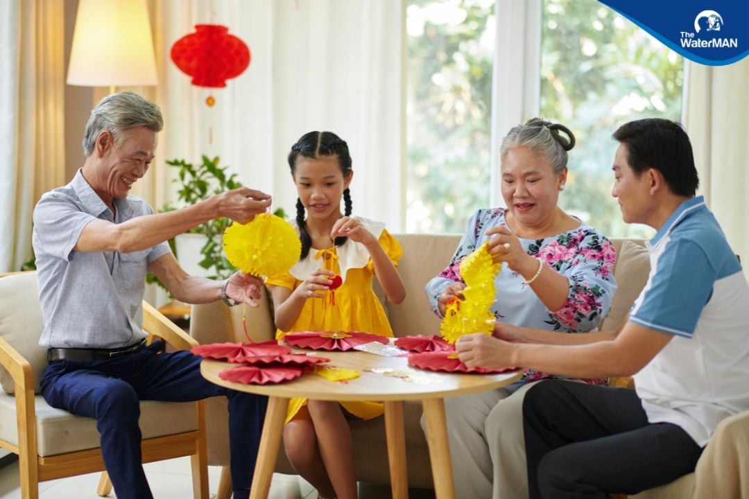 Tất bận của ngày Tết khiến mình quên luôn việc uống nước