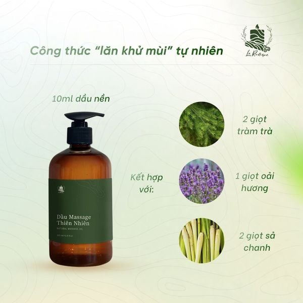 Công thức làm lăn khử mùi thiên nhiên của Le Rustique