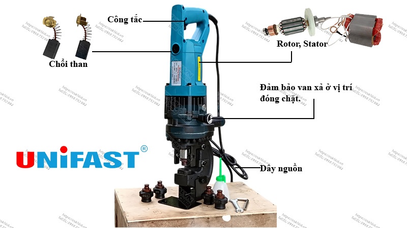 Cấu tạo máy đột lỗ MHP-20