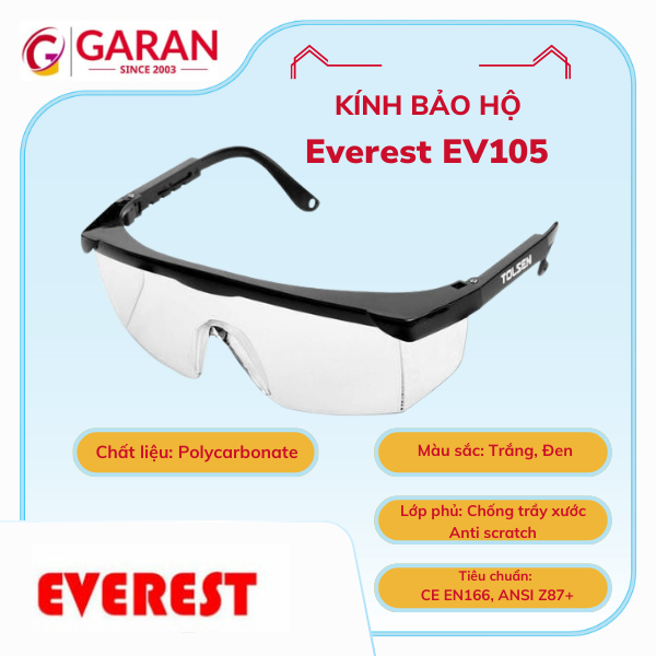 Rewiew 5 mẫu kính bảo hộ chống tia UV - Chính hãng - An toàn - Giá tốt