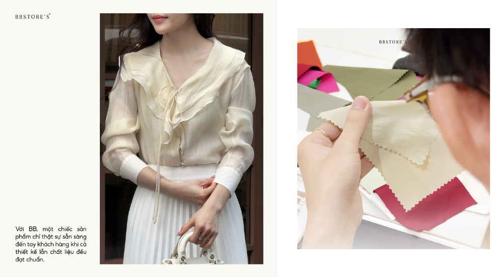 BBSTORE’S – Hành trình chọn vải, gửi trọn tình yêu trong từng thiết kế