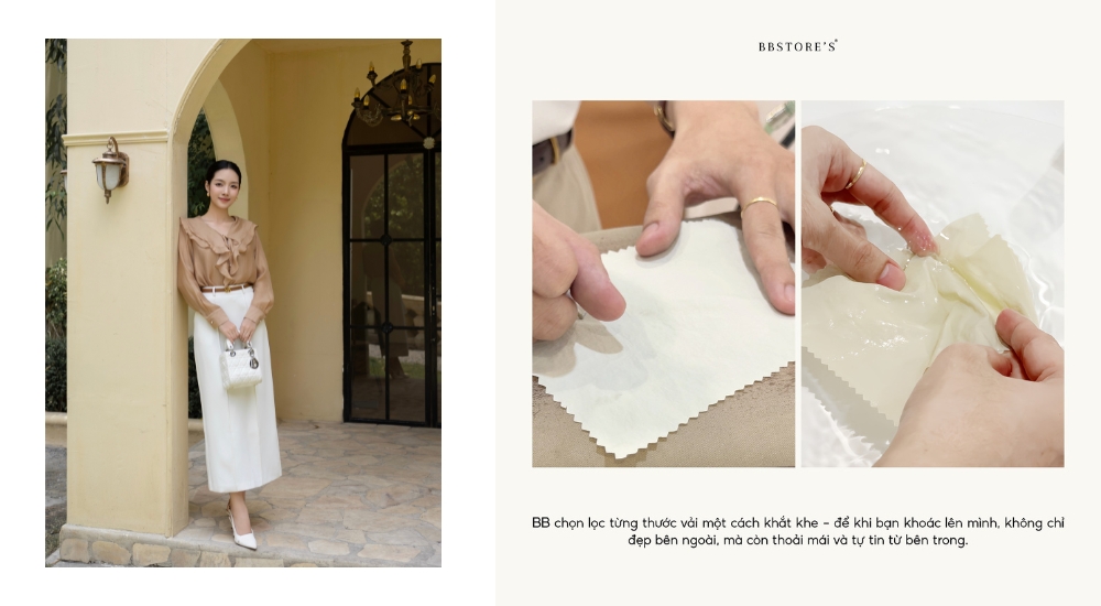 BBSTORE’S – Hành trình chọn vải, gửi trọn tình yêu trong từng thiết kế
