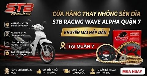 Cửa Hàng Thay Nhông Sên Dĩa STB Racing Wave Alpha Quận 7