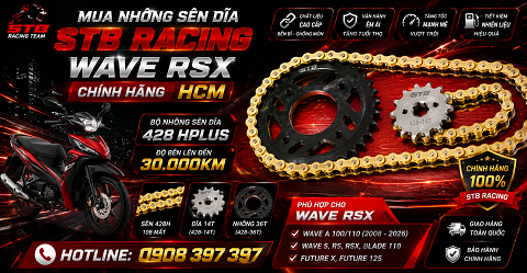 Mua Nhông Sên Dĩa STB Racing Wave RSX Chính Hãng HCM