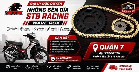 Đại Lý Độc Quyền Nhông Sên Dĩa STB Racing Wave RSX Quận 7