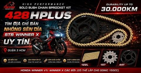 Tìm Địa Chỉ Bán Nhông Sên Dĩa STB Winner X Uy Tín Quận 3 HCM