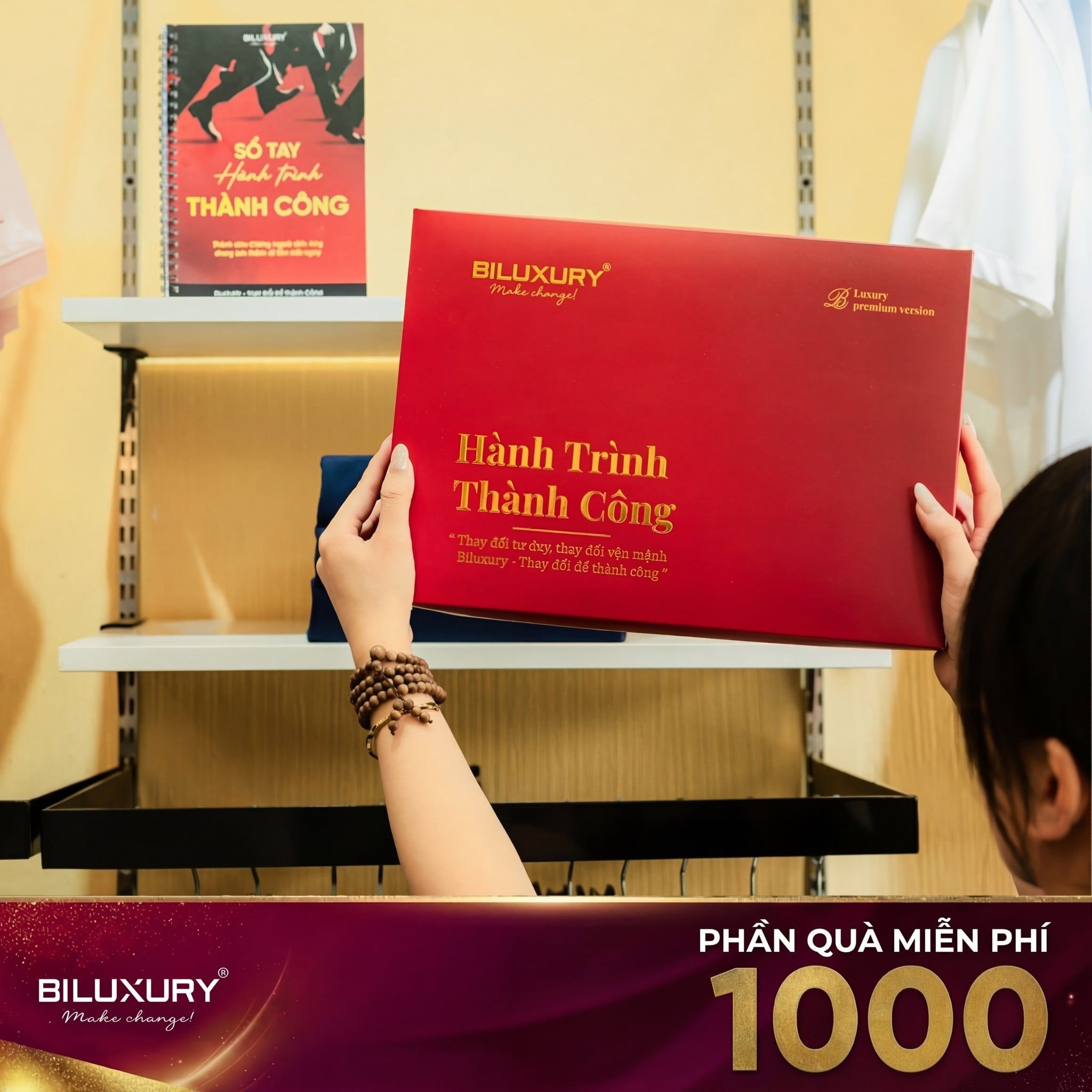 1.000 PHẦN QUÀ MIỄN PHÍ MỪNG KHAI TRƯƠNG DIỆN MẠO MỚI BILUXURY SÓC SƠN!