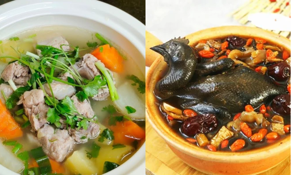 mon-an-canh-ham-xuong-va-ga-tan-phu-hop-thoi-tiet-mua-thu