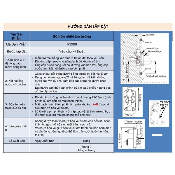 Quy Trình Lắp Đặt Sen Âm Tường Đúng Kỹ Thuật & Tránh Sai Lầm Phổ Biến