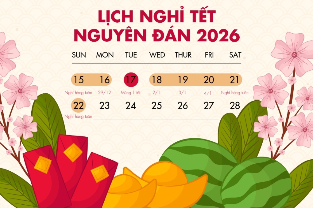 Lịch nghỉ tết