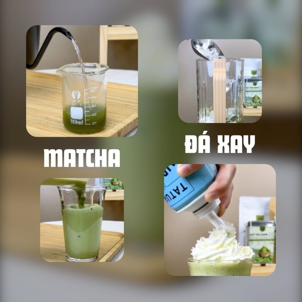matcha đá xay