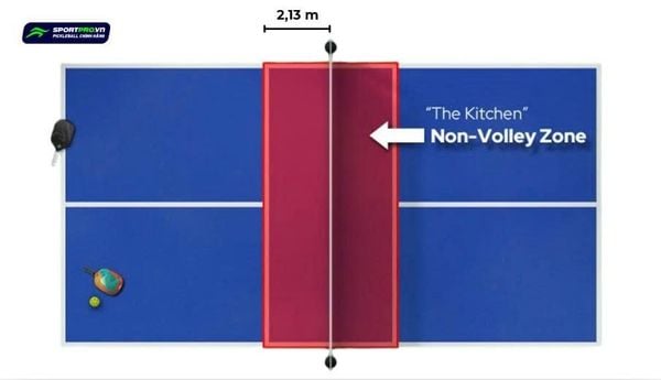 Chiều cao lưới Pickleball