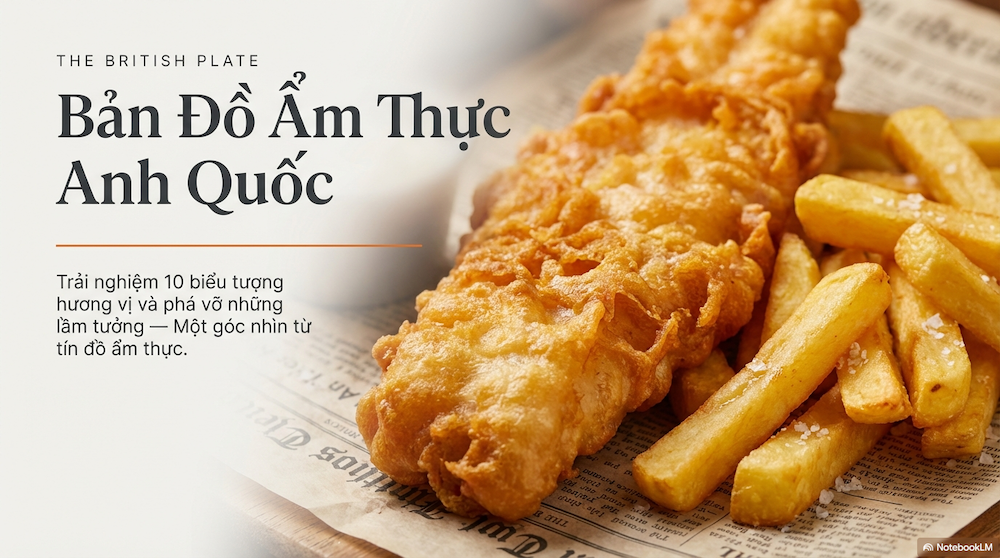 Top 10 Món Ẩm Thực Anh Quốc & 5 Lầm Tưởng