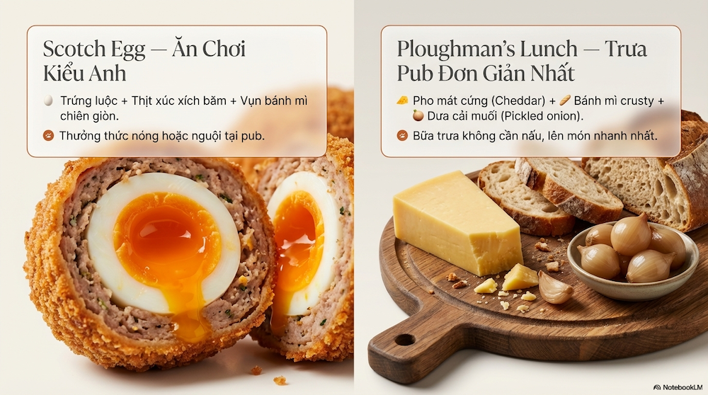 Top 10 Món Ẩm Thực Anh Quốc & 5 Lầm Tưởng