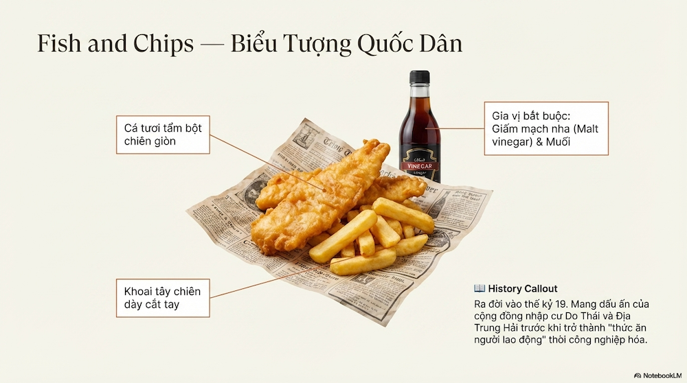 Top 10 Món Ẩm Thực Anh Quốc & 5 Lầm Tưởng
