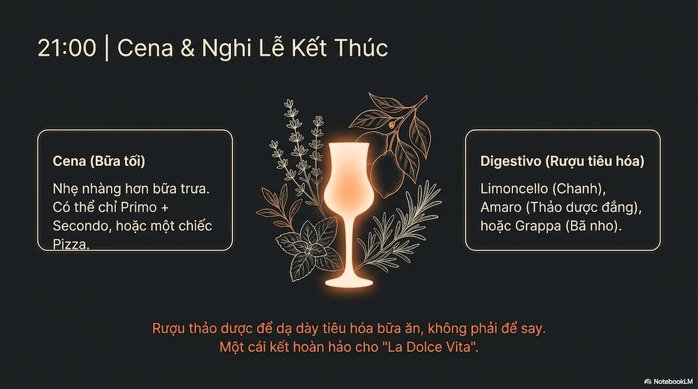 Bữa Tối (Cena) — Nhẹ Nhàng Và Kéo Dài