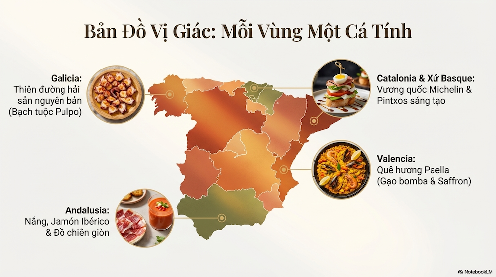 Ẩm Thực Tây Ban Nha Có Gì Đặc Biệt Mà Cả Thế Giới Mê?