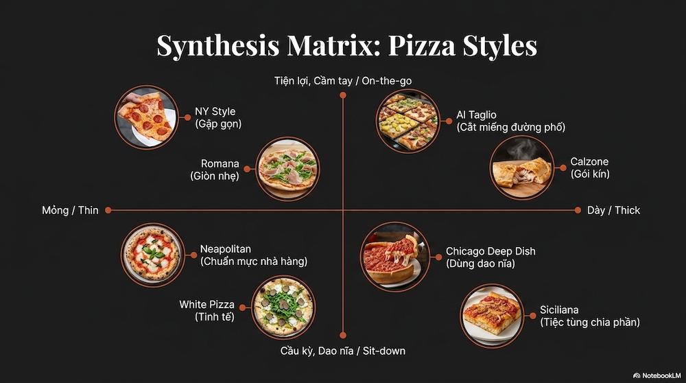 Các Loại Bánh Pizza Phổ Biến: Bạn Đang Gọi Nhầm Loại Nào?