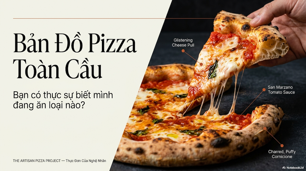 Các Loại Bánh Pizza Phổ Biến: Bạn Đang Gọi Nhầm Loại Nào?