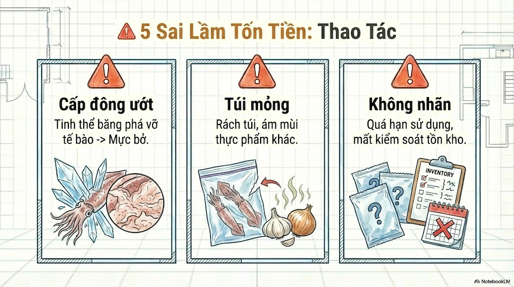 Cách Bảo Quản Mực Tươi Giữ Ngon Lâu: 3 Phương Pháp An Toàn