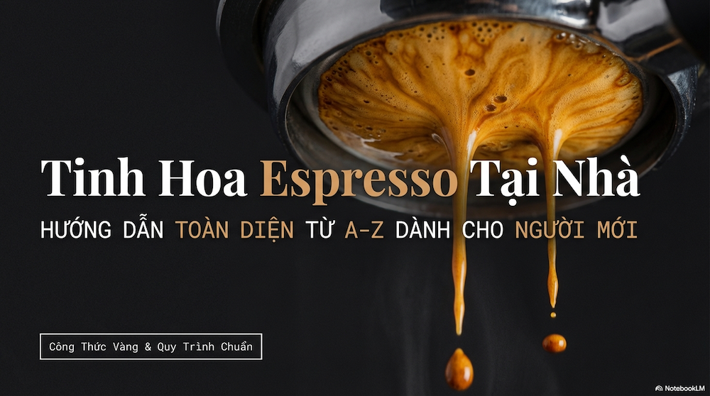 Cách Làm Espresso Tại Nhà: Hướng Dẫn Từ A-Z Cho Người Mới Bắt Đầu