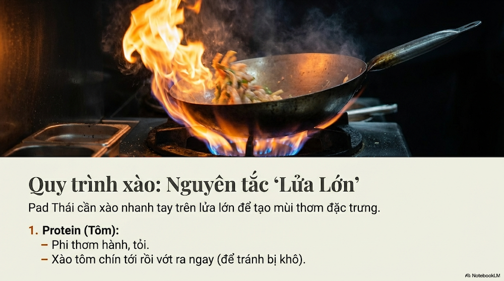 Cách làm Pad Thái chuẩn vị: Bí quyết sợi mì dai ngon, không nát