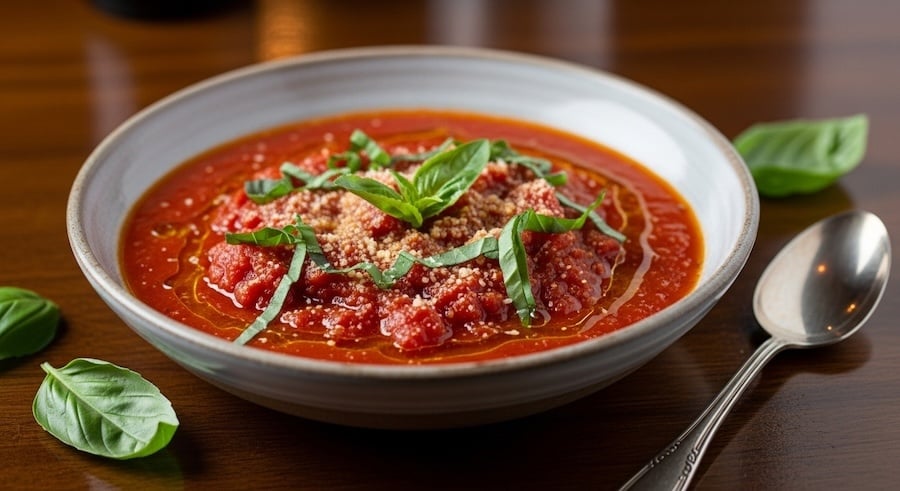 Cách làm sốt cà chua cơ bản tại nhà: Công thức 3 bước (Kèm mẹo khử chua & bảo quản)