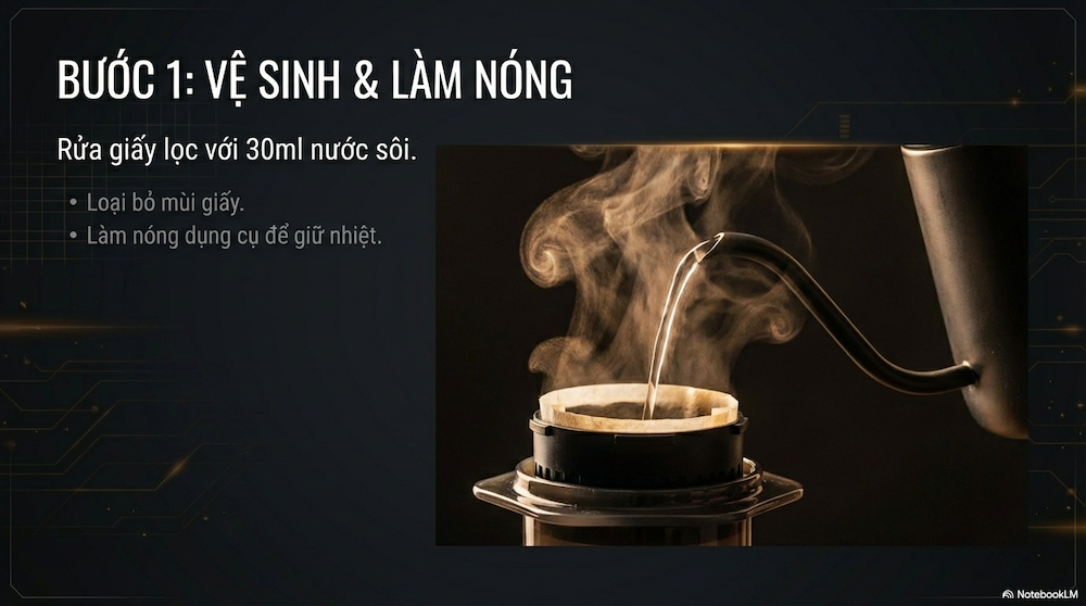 Bước 1: Lắp Ráp & Rửa Filter