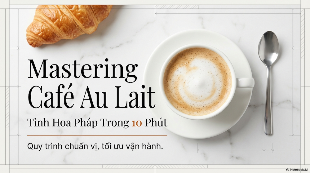 Cách Pha Cafe Au Lait Chuẩn Vị Pháp Tại Nhà Chỉ 10 Phút