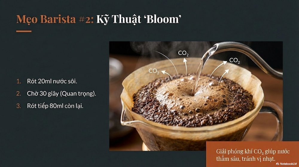 Bước 1 — Pha Cà Phê Phin Đúng Cách